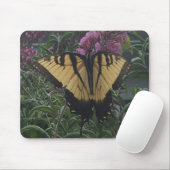 Personalisiertes Foto Gelb und Schmetterling Mousepad (Mit Mouse)