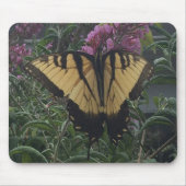 Personalisiertes Foto Gelb und Schmetterling Mousepad (Vorne)