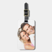 Personalisiertes Foto Gepäckmarke Gepäckanhänger (Vorderseite vertikal)