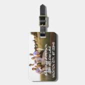 Personalisiertes Foto Gepäckmarke Gepäckanhänger (Vorderseite vertikal)