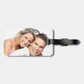Personalisiertes Foto Gepäckmarke Gepäckanhänger (Rückseite horizontal)
