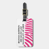 Personalisiertes Foto Gepäckmarke Gepäckanhänger (Vorderseite vertikal)