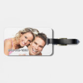 Personalisiertes Foto Gepäckmarke Gepäckanhänger (Rückseite horizontal)