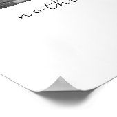 Personalisiertes Foto-Geschenk für Mama mit Bildbe Poster (Ecke)