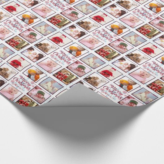 Personalisiertes FOTO Geschenk Wrap Weihnachts Int Geschenkpapier (Ecke)