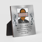 Personalisiertes Foto, Geschenke für Pastor, Fotoplatte (Vorderseite)