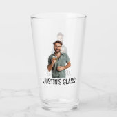Personalisiertes Foto-Geschenkmonogramm Glas (Rückseite)
