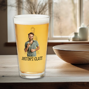 Personalisiertes Foto-Geschenkmonogramm Glas