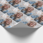 Personalisiertes Foto Geschenkpapier (Ecke)