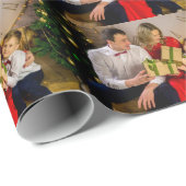 Personalisiertes Foto Geschenkpapier (Rolleneckpunkt)