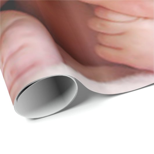 Personalisiertes Foto Geschenkpapier (Rolleneckpunkt)