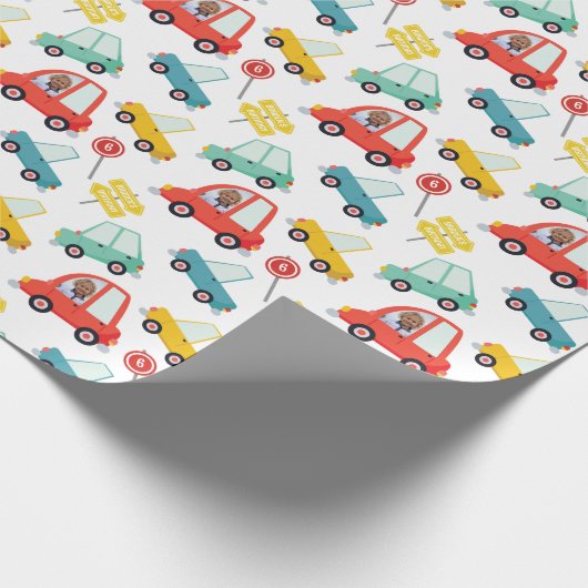 Personalisiertes Foto Geschenkpapier (Ecke)