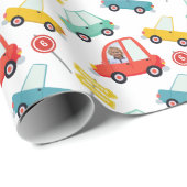 Personalisiertes Foto Geschenkpapier (Rolleneckpunkt)