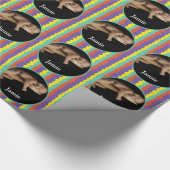 Personalisiertes Foto Geschenkpapier (Ecke)