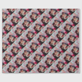 Personalisiertes Foto Geschenkpapier (Flach)