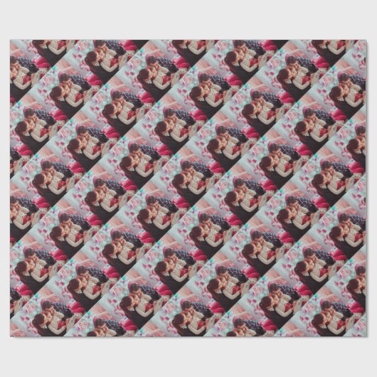 Personalisiertes Foto Geschenkpapier (Flach)