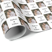 Personalisiertes Foto Geschenkpapier (Rolleneckpunkt)