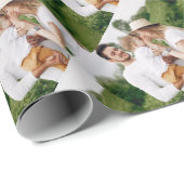 Personalisiertes Foto Geschenkpapier (Rolleneckpunkt)