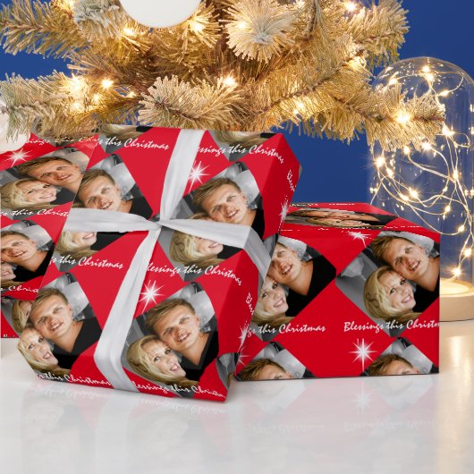 Personalisiertes Foto Geschenkpapier (Feiertage)