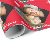 Personalisiertes Foto Geschenkpapier (Rolleneckpunkt)