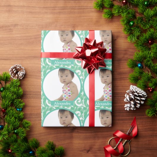 Personalisiertes Foto Geschenkpapier (Feiertagsgeschenk)
