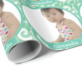 Personalisiertes Foto Geschenkpapier (Rolleneckpunkt)