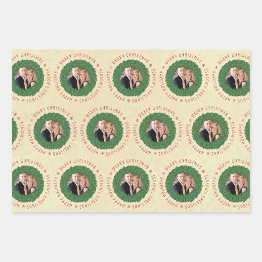 Personalisiertes Foto Geschenkpapier Set (Vorderseite)