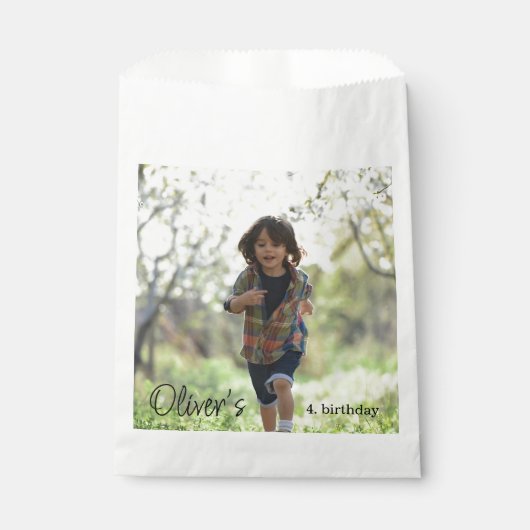 Personalisiertes Foto Geschenktütchen (Vorderseite)