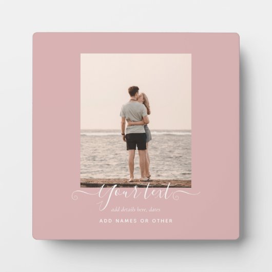 Personalisiertes FOTO GIFT - Familienfreunde Neuan Fotoplatte (Vorderseite)