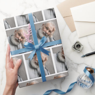 Personalisiertes Foto-Gitterpapier Geschenkpapier