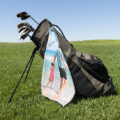 Personalisiertes Foto Golf Handtuch und individuel (Gras)