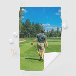 Personalisiertes Foto Golfhandtuch
