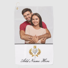 Personalisiertes Foto Golfhandtuch
