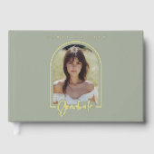 Personalisiertes Foto Grad Party Gästebuch (Vorderseite)