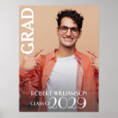 Personalisiertes Foto Graduate Poster (Vorne)
