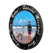 Personalisiertes Foto-Grafikboard und benutzerdefi Dartscheibe (Vorderseite rechts)