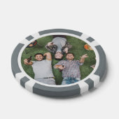 Personalisiertes Foto Gray Numbered 20 Game Pokerchips (Einzeln)