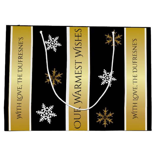 Personalisiertes Foto Große Geschenktüte (Rückseite)