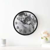 Personalisiertes Foto Große Wanduhr (Zuhause)