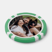 Personalisiertes Foto, grünes 25-wertiges Spiel Pokerchips (Einzeln)