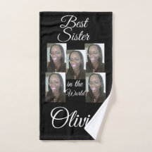 PERSONALISIERTES FOTO HAND TOWEL