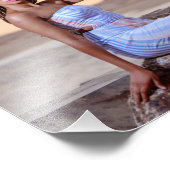 Personalisiertes Foto Happy Birthday Foto Poster (Ecke)