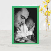 Personalisiertes Foto Happy Birthday Karte (Gelbe Blume)