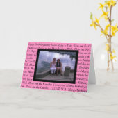 Personalisiertes Foto Happy Geburtstag zu meiner M Karte (Gelbe Blume)