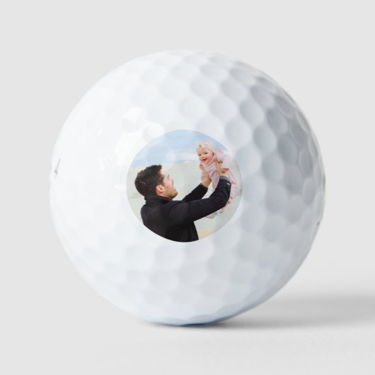 Personalisiertes Foto Haustiere oder Familienmitgl Golfball (Vorderseite)