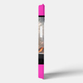 personalisiertes Foto heller Neonrosa Case-Mate iPhone Hülle (Rückseite / Rechts)