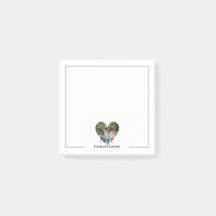 Personalisiertes Foto Herzrahmen Moderne Kalligrap