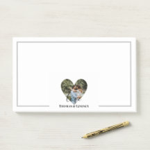 Personalisiertes Foto Herzrahmen Moderne Kalligrap