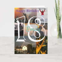 Personalisiertes Foto Hochladen 18. Geburtstag