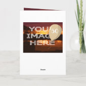 Personalisiertes Foto Hochladen Geburtstag Karte (Rückseite)